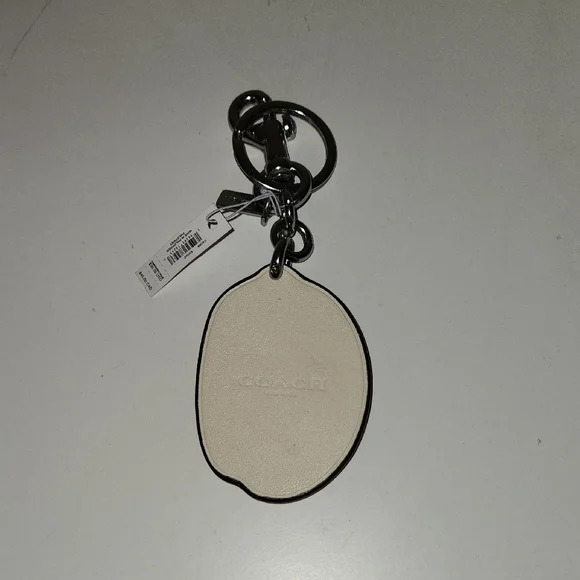 Coach lemon bag charm with Silver Accents - Picture 2 of 4